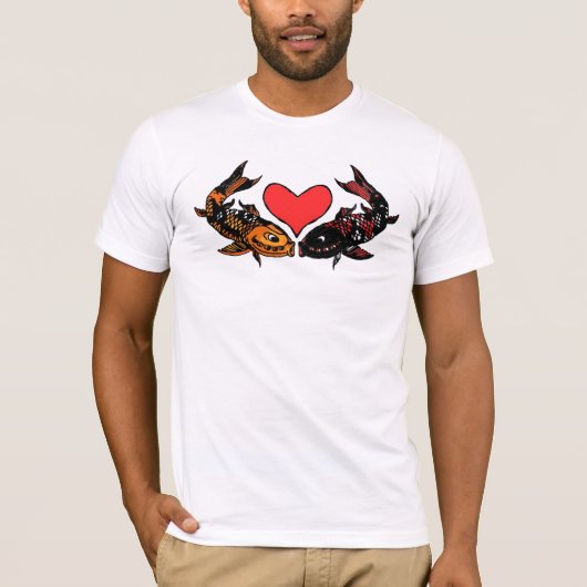 koi-liefde t-shirt (Voorkant)