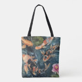Koi Lotus Art over Print Tas (Achterkant)
