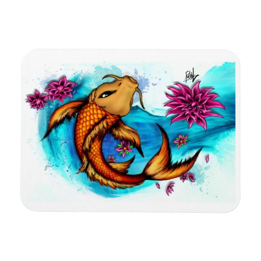 Koi Magnet Magneet (Horizontaal)