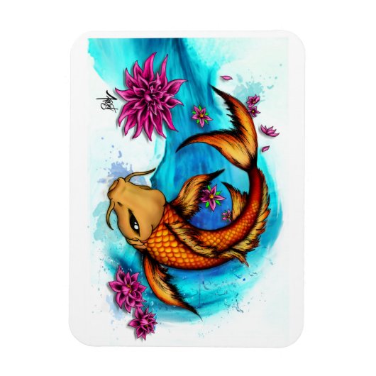 Koi Magnet Magneet (Verticaal)