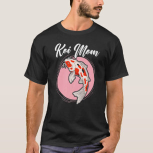 Koi Mam Japanse Koi Carp Nishikigoi Fish Mothers T-shirt