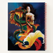 Koi Mermaid en Dragon Notitieboek (Achterkant)