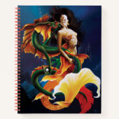 Koi Mermaid en Dragon Notitieboek (Voorkant)