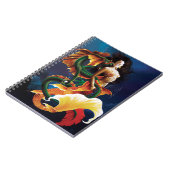 Koi Mermaid en Dragon Notitieboek (Linkerzijde)