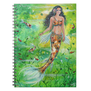 Koi mermaid Lily door Renee Lavoie Notitieboek