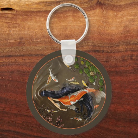 Koi Mermaid Sleutelhanger (Voorkant)