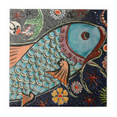 Koi Mosaic Tegeltje (Voorkant)