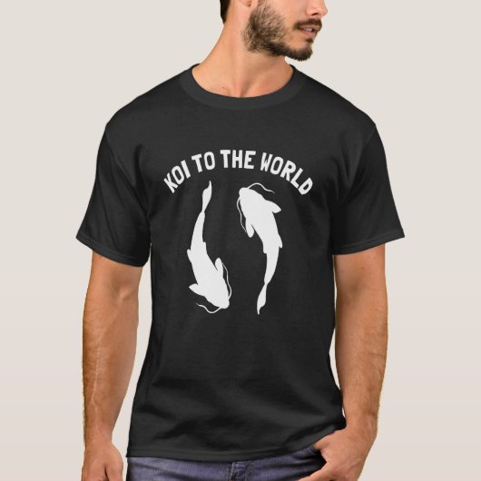 Koi naar de wereld Koi Vis 2 T-shirt (Voorkant)