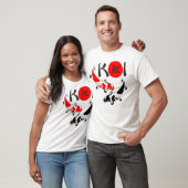 KOI - Nishikigoi Bekko white red black 1 T-Shirt (Unisex)