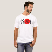 KOI - Nishikigoi Japanse kalligrafie 1 T-Shirt (Voorkant volledig)