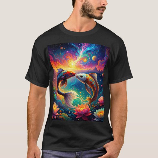 Koi of the Dreaming Waters T-shirt (Voorkant)