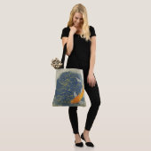 Koi op Canvas tas met zonnebrandwater (Op model)
