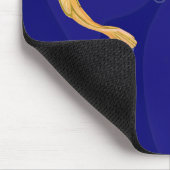 Koi op donkerblauw muismat (Hoek)