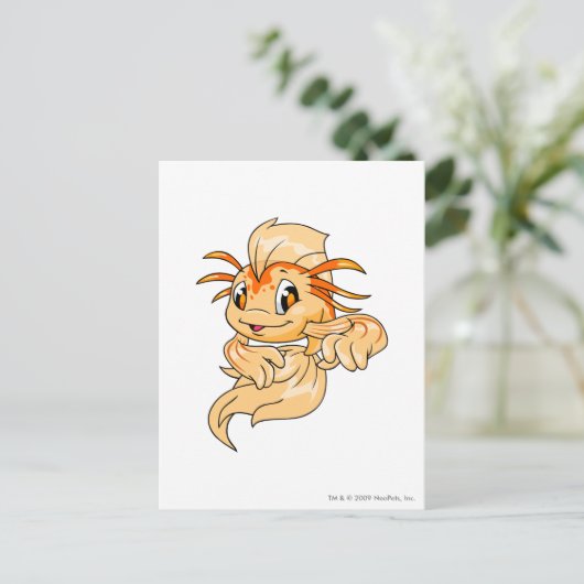 Koi Oranje Briefkaart (Staand voorkant)