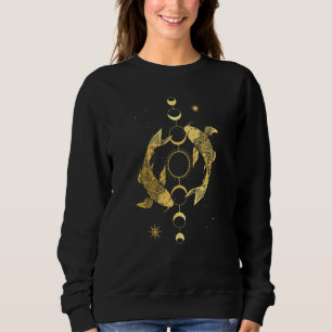 Koi Outfit Ying Yang Carp Sun Moon Phase Japan Sty Trui
