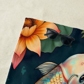 Koi Paar Strandlaken (In situ)