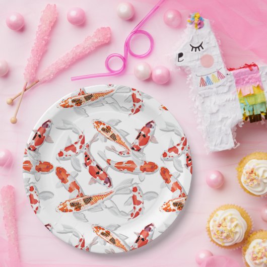 Koi Papieren Bordje (Feest)