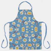 koi-patroon-japaan-achtergrond schort (Voorkant)