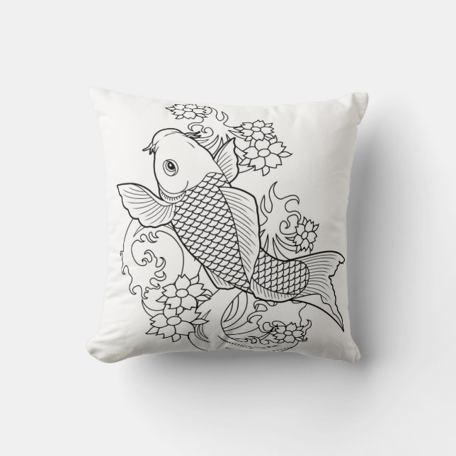 Koi Pillow Kussen (Voorkant)