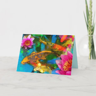 Koi play, Koi wenskaarten Kaart