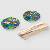 Koi Pond Art Handwaaier (Niet-gemonteerd)