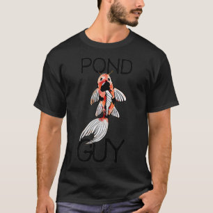 Koi Pond Art I Love Koi Fish Waterverf Premium T-shirt