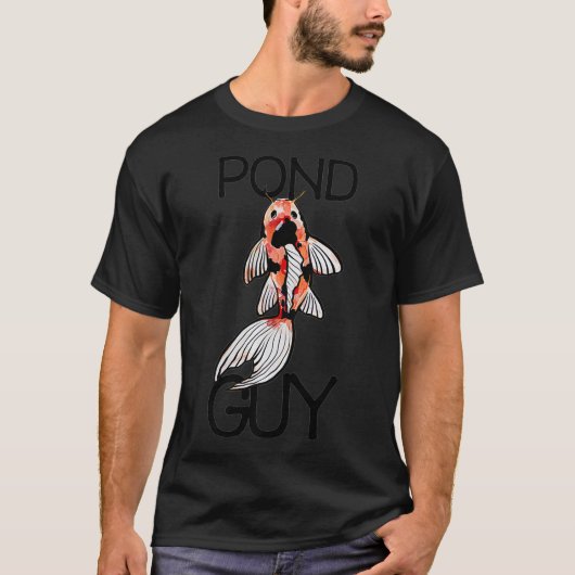 Koi Pond Art I Love Koi Fish Waterverf Premium T-shirt (Voorkant)