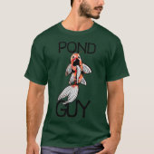 Koi Pond Art I Love Koi Fish Waterverf T-shirt (Voorkant)