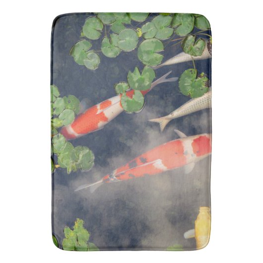 Koi Pond Badmat (Voorkant Verticaal)