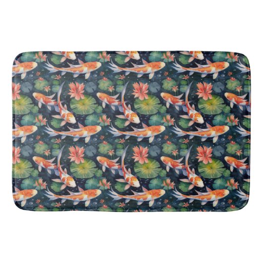 Koi Pond Bath Mat (Voorkant)