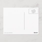 Koi Pond - Blauwe achtergrond Briefkaart (Achterkant)