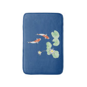 Koi Pond Blue Bath Mat (Voorkant Verticaal)