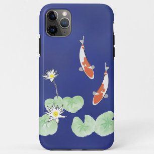 Koi Pond Blue iPhone Tough Hoesje