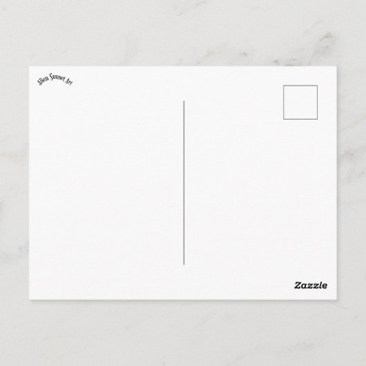 Koi Pond Briefkaart (Achterkant)