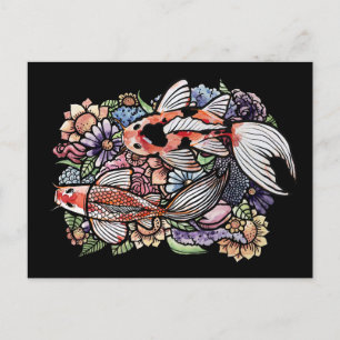 Koi Pond Briefkaart