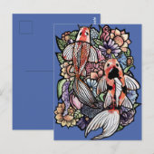 Koi Pond                                           Briefkaart (Voorkant / Achterkant)