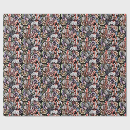 Koi Pond Cadeaupapier (Vlak)
