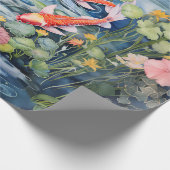 Koi Pond Cadeaupapier (Hoek)