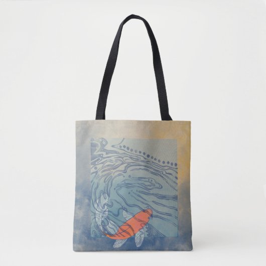 Koi Pond Canvas tas (Voorkant)