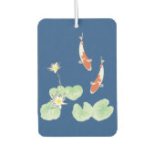 Koi Pond Car Air Freshener Luchtverfrisser (Voorkant)
