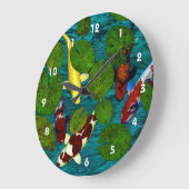 KOI POND Clock Grote Klok (Hoek)