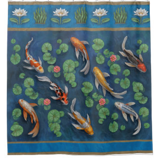Koi Pond Douchegordijn
