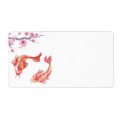 Koi Pond Etiket (Voorkant)