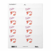 Koi Pond Etiket (Full Sheet)