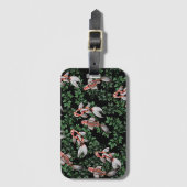 Koi Pond Fish Artwork Bagagelabel (Voorkant (verticaal))