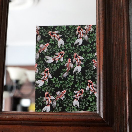 Koi Pond Fish Artwork Briefkaart