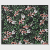 Koi Pond Fish Artwork Cadeaupapier (Vlak)