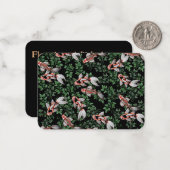 Koi Pond Fish Artwork Notitiekaartje (Voorkant / Achterkant in situ)