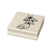 Koi Pond Fish Artwork Rubberstempel (Stempel)