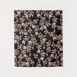 Koi Pond Fish Artwork Wandkleed